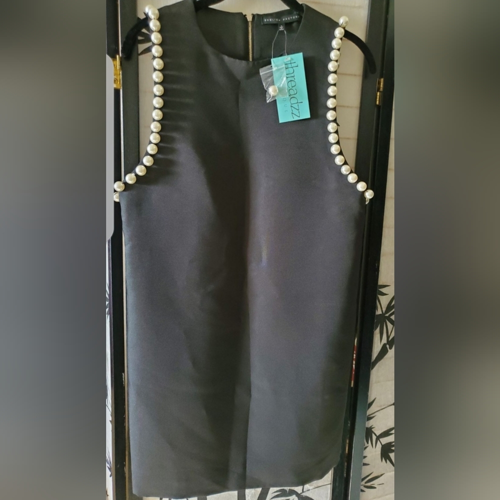 English Factory black dress (New)